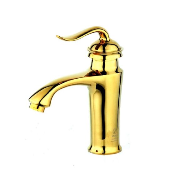 شیر روشویی تپس مدل لئوس طلایی