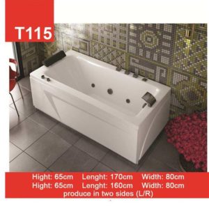 وان و جکوزی حمام Tenser مدل T115