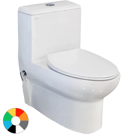 تصویر توالت فرنگی یک تکه گاتریا مدل آسو ASOO 