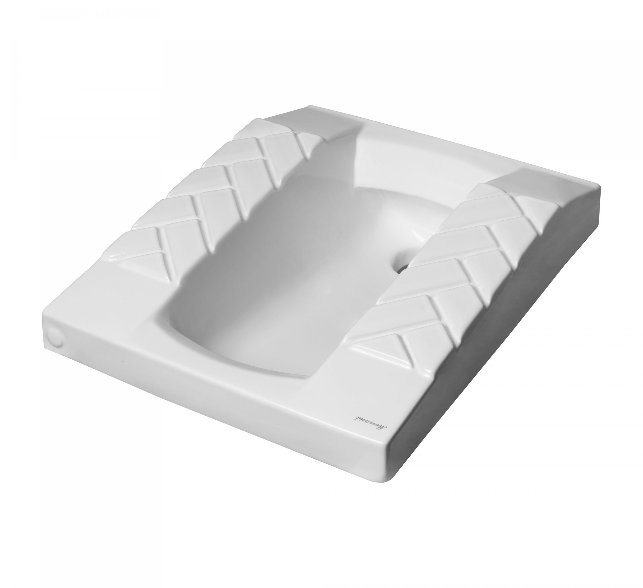 تصویر توالت ایرانی مروارید مدل کرون 59 گود بدون ریم 